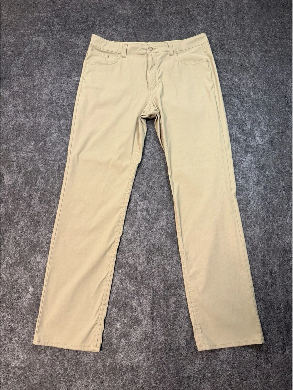 Eddie Bauer Guide Pro Pants Men’s 35x32 Khaki Stretch Nylon Hiking Outdoor